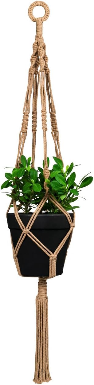 Cotton‑Rope Macrame Indoor Plant Hanger