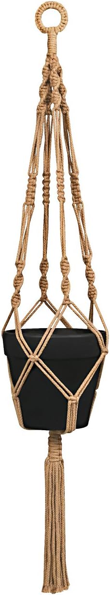 Cotton‑Rope Macrame Indoor Plant Hanger