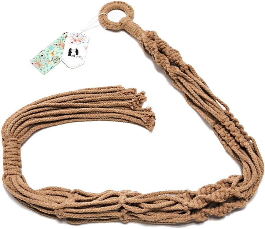 Cotton‑Rope Macrame Indoor Plant Hanger