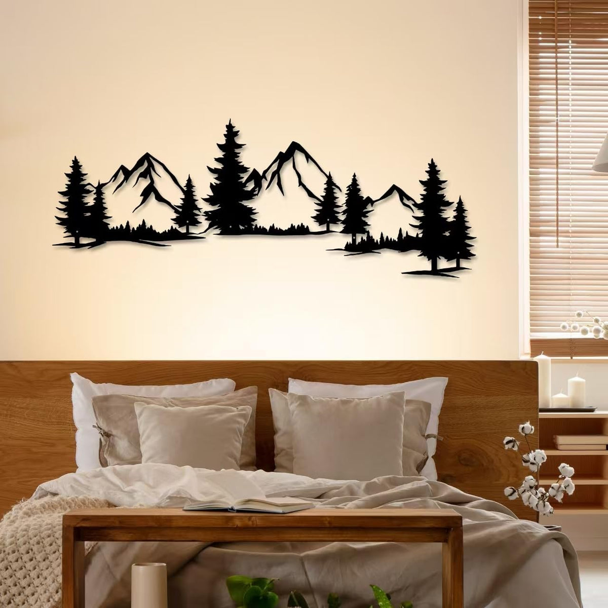 Mountain Forest Nature Metal Wall Art