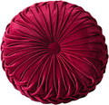 Handmade Velvet Round Decorative Pillow