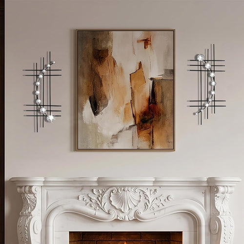 Abstract Modern Geometric Metal Wall Art