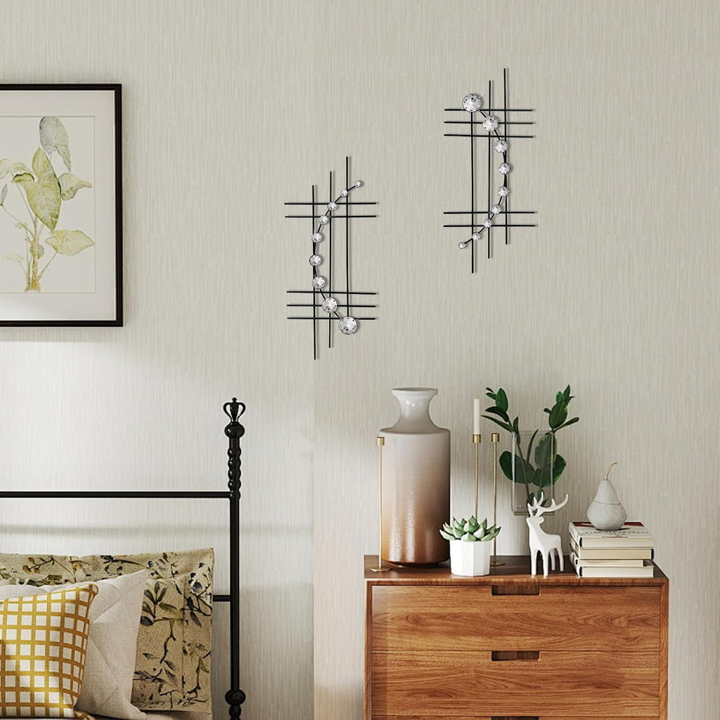 Abstract Modern Geometric Metal Wall Art