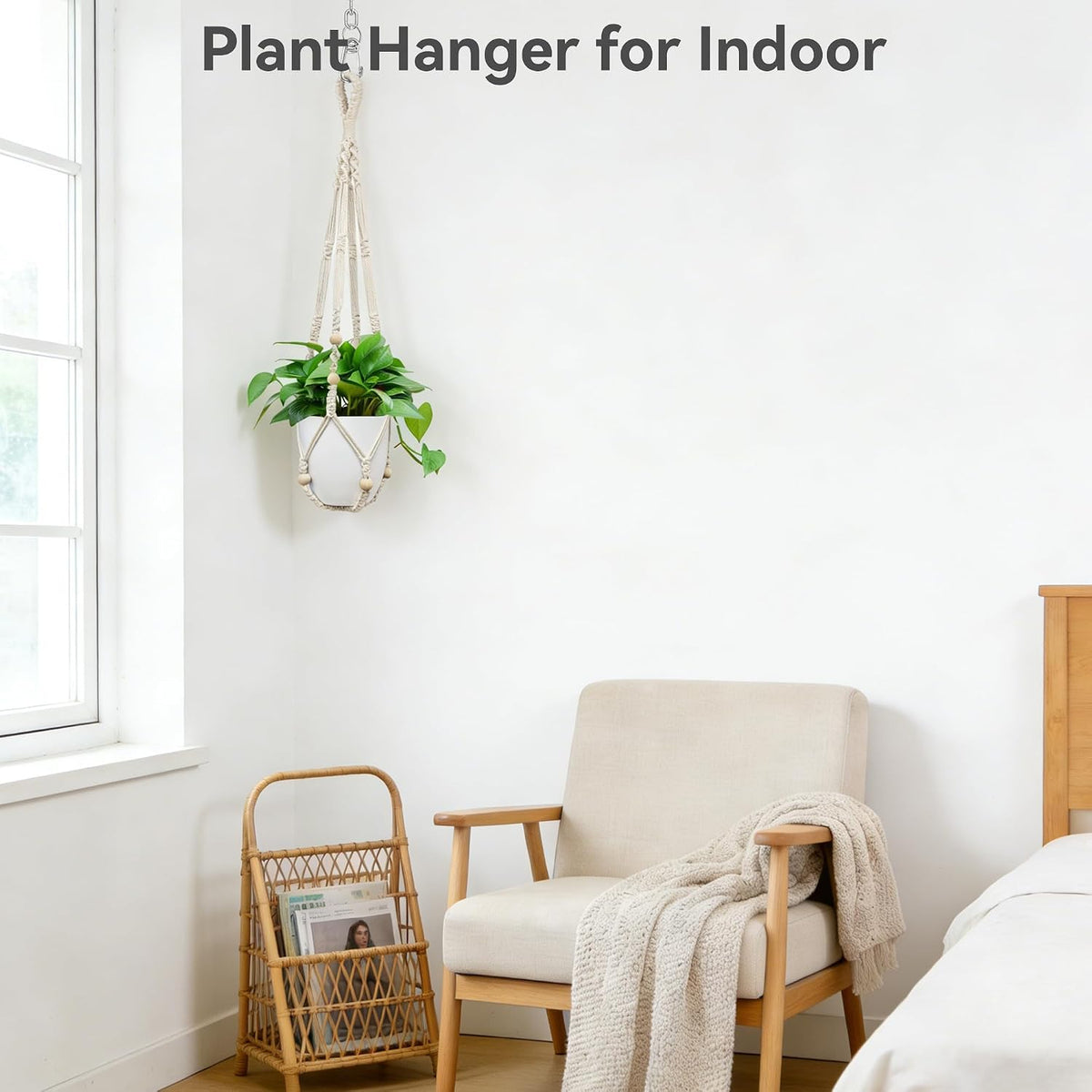 Macrame Indoor Plant Pot Hanger