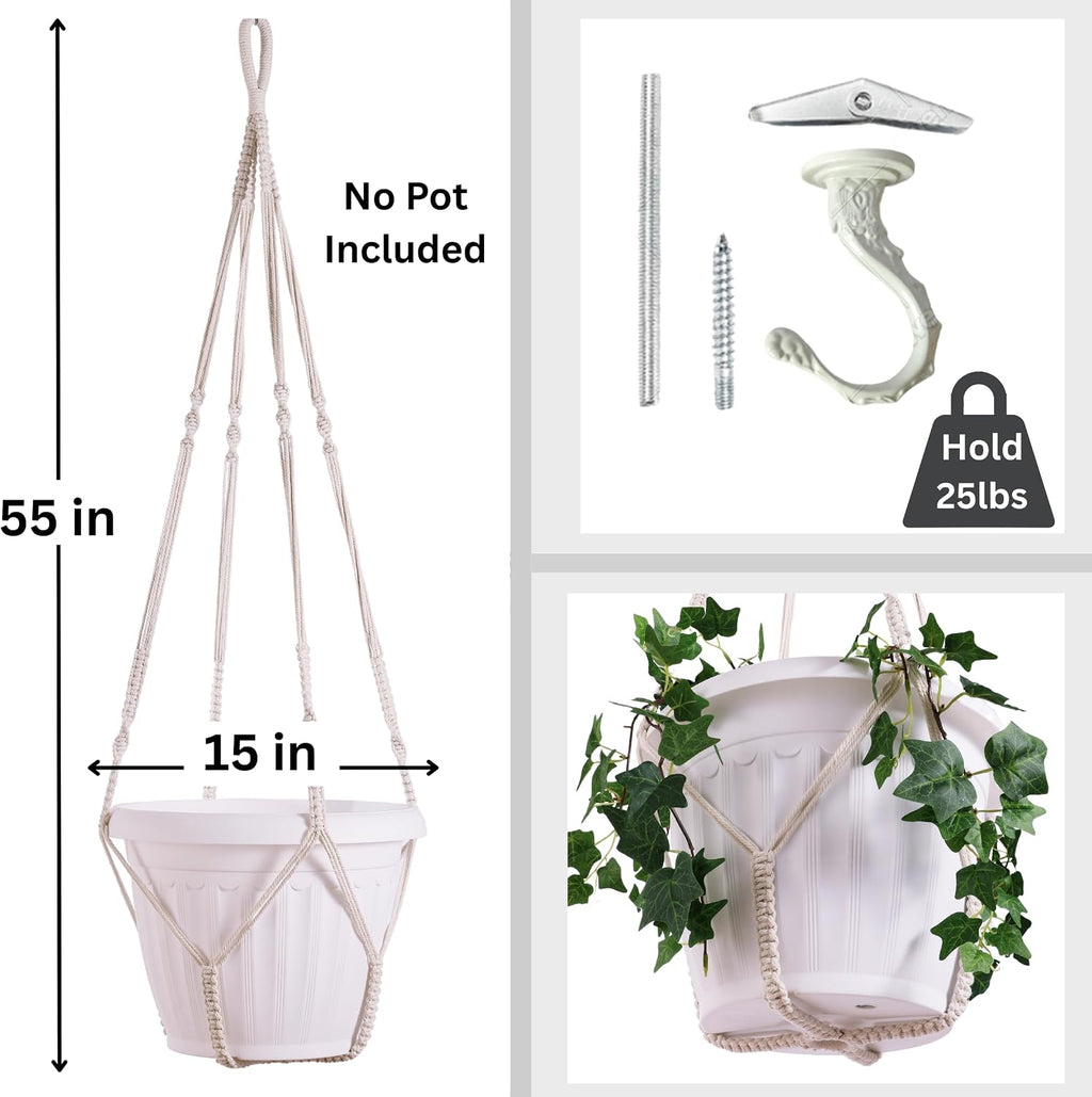 XXL Macrame Large Plant Pot Hanger