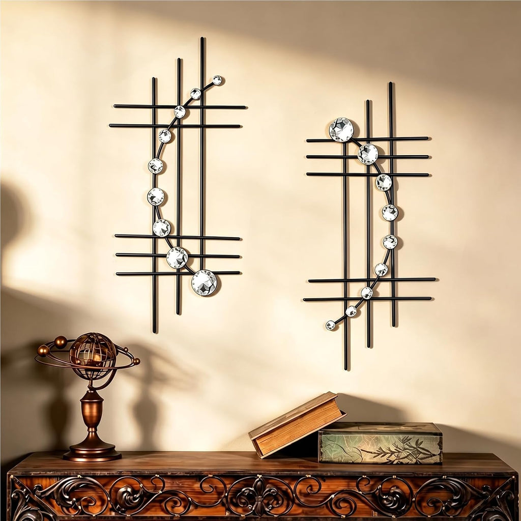 Abstract Modern Geometric Metal Wall Art