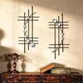 Abstract Modern Geometric Metal Wall Art