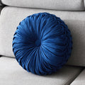 Pleated Velvet 3D Pumpkin Throw Pillow