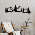 Mountain Forest Nature Metal Wall Art