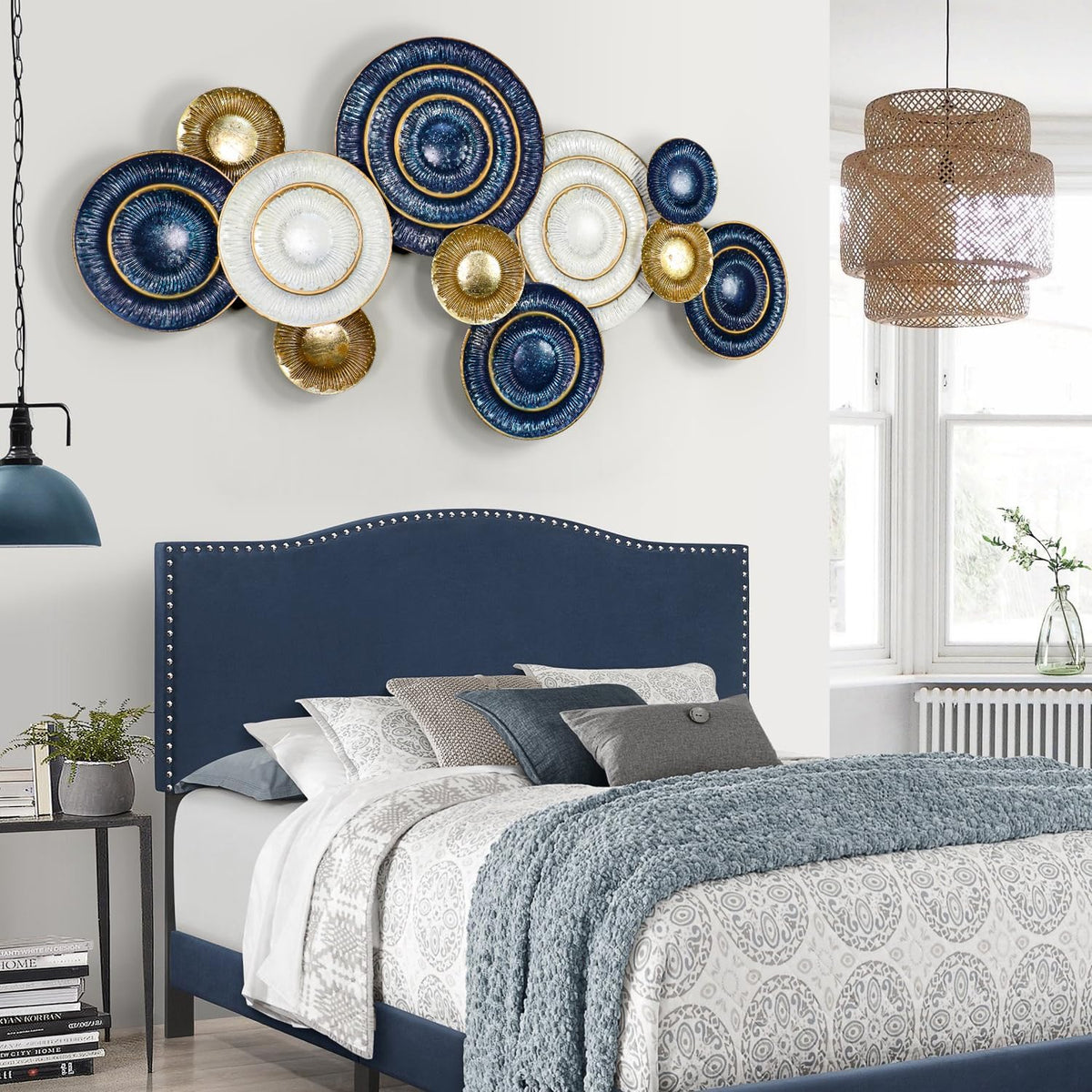 Large 3D Luxury Metal Wall Art Decor