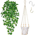 Boho Macrame Artificial Hanging Plant Decor